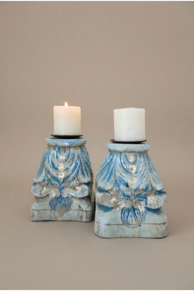 Candle Holder - Nelum - Teal